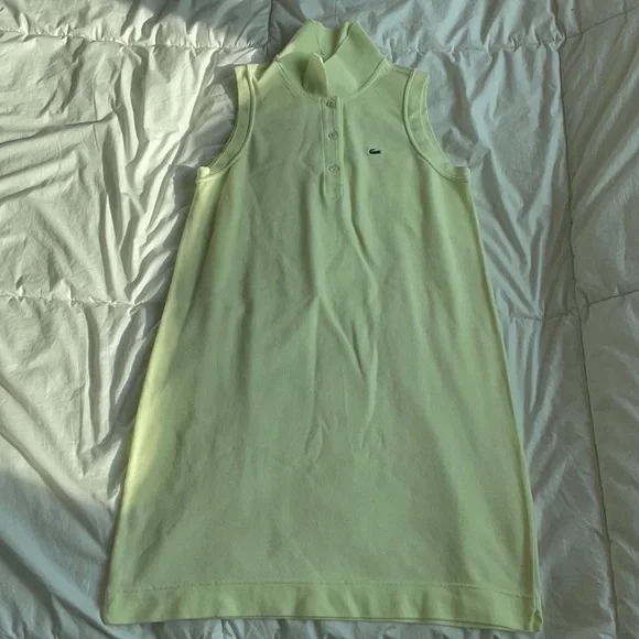 green emerald velvet dress 1970s Lacoste Bright Green Sleeveless Tennis Dress With Flared Gingham   Ian Drummond Vintage